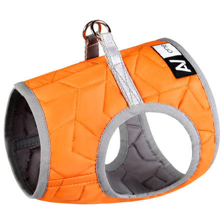 Collar AiryVest One XS4 Мягкая шлейка для собак, оранжевая – интернет-магазин Ле’Муррр