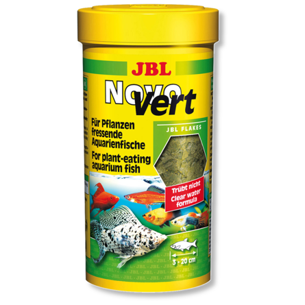 JBL NovoVert Основной корм для растительноядных аквариумных рыб, хлопья – интернет-магазин Ле’Муррр